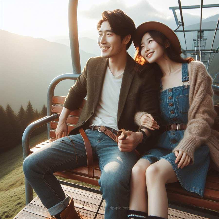 a man and a woman love in chairlift richmond dp by dp pic