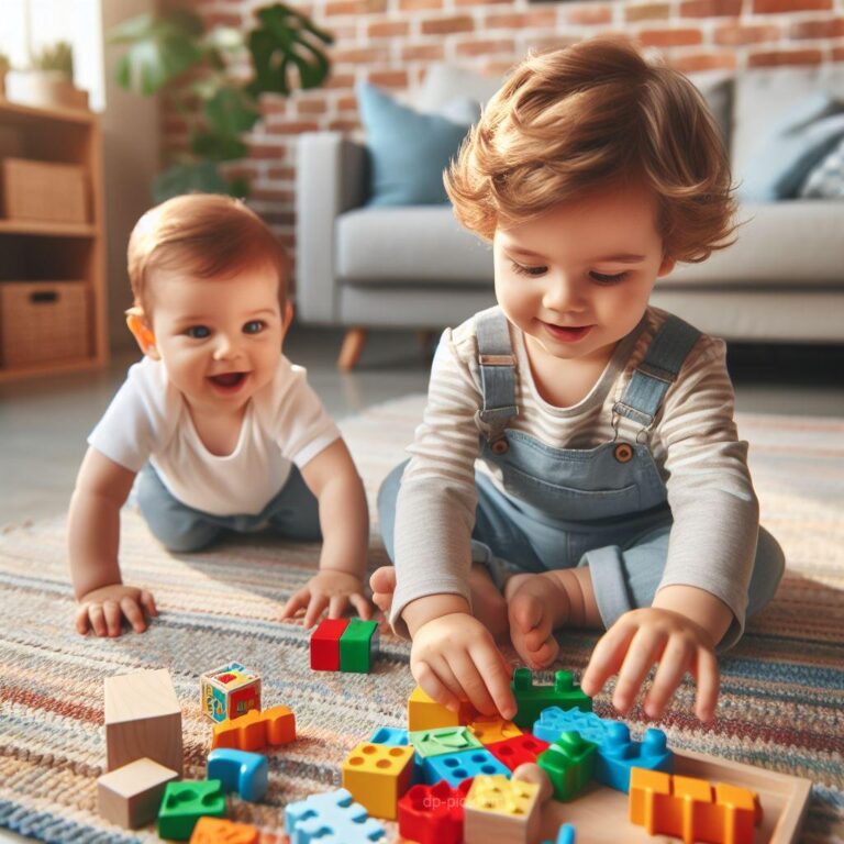 a cute baby playing with his younger brother cute dp by dp pic ()