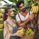 plucking bananas from banana trees love dp by dp pic 1