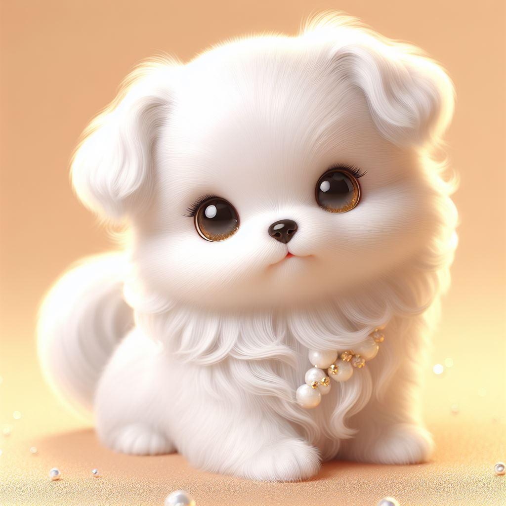 A Cute Puppy Standing, Cute dp by DP Pic ()