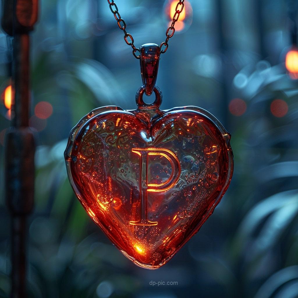 P Letter DP by DP Pic in a Hanging Bracelet Locket, Beautiful DP, Locket dp, dp pic ()