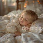 a cute baby sleeping on bed , cute dp by dp pic, cute dp, baby dp, cute baby ()