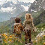 two little friends walking in the valley , friends dp, new friendship dp, dp pic , friends forever, friends forever dp, friends pfp, pfp by dp pic ()