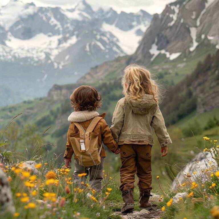 two little friends walking in the valley , friends dp, new friendship dp, dp pic , friends forever, friends forever dp, friends pfp, pfp by dp pic ()