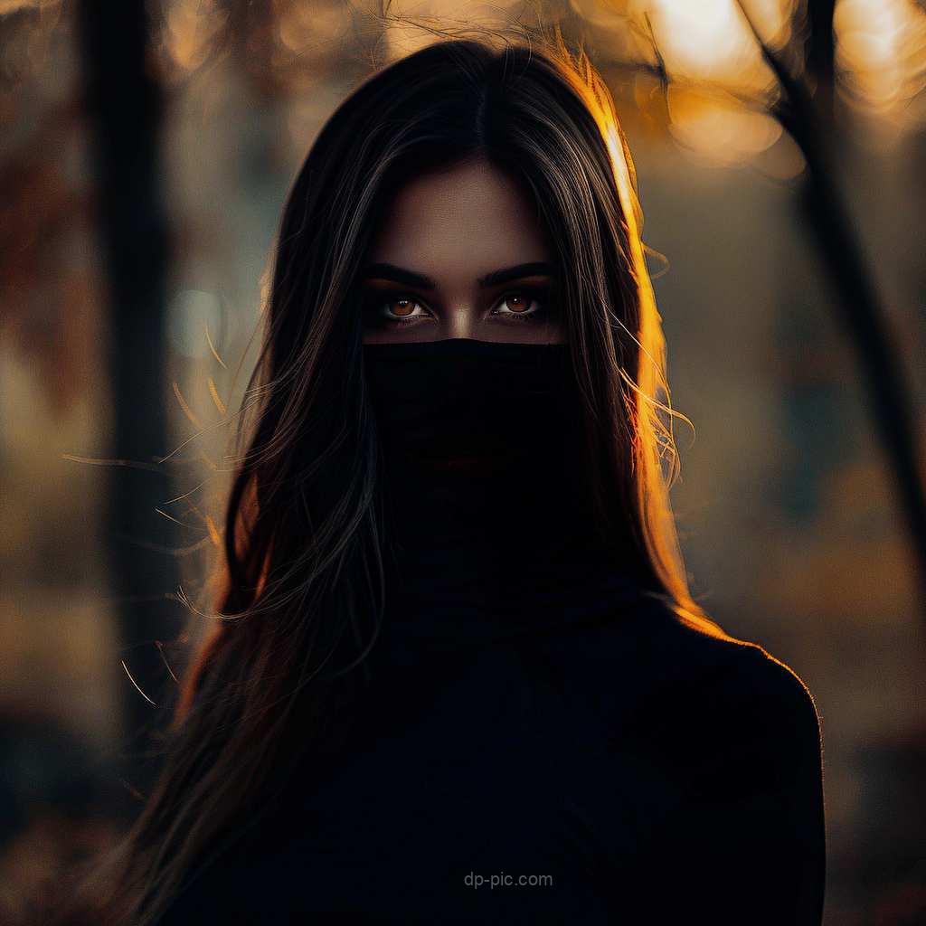 a beautiful girl with masked hidden face with girls attitude , attitude dp, girls attitude dpm attitude girls dp, girls dp, girl attitude dp ()