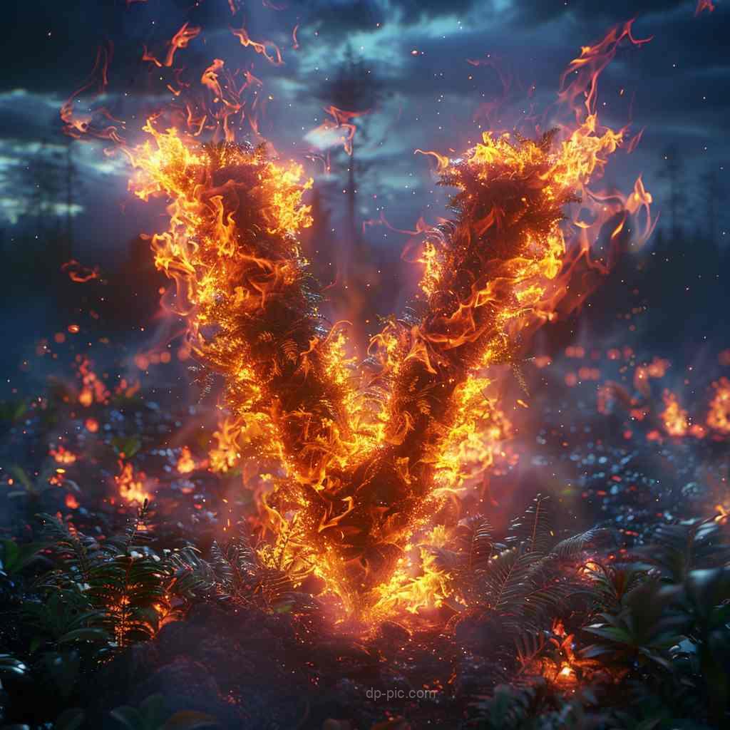 letter v dp by dp pic,letter dp, letters dp,fire dp, fire burning on letter profile picture, letter profile picture, fire profile picture ()