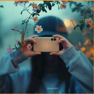 a beautiful girl taking selfie , beautiful dp by dp pic, cute dp, beautiful girl dp, girls dpz, stylish dp, dp of dpz, new gen dp, new dp ()