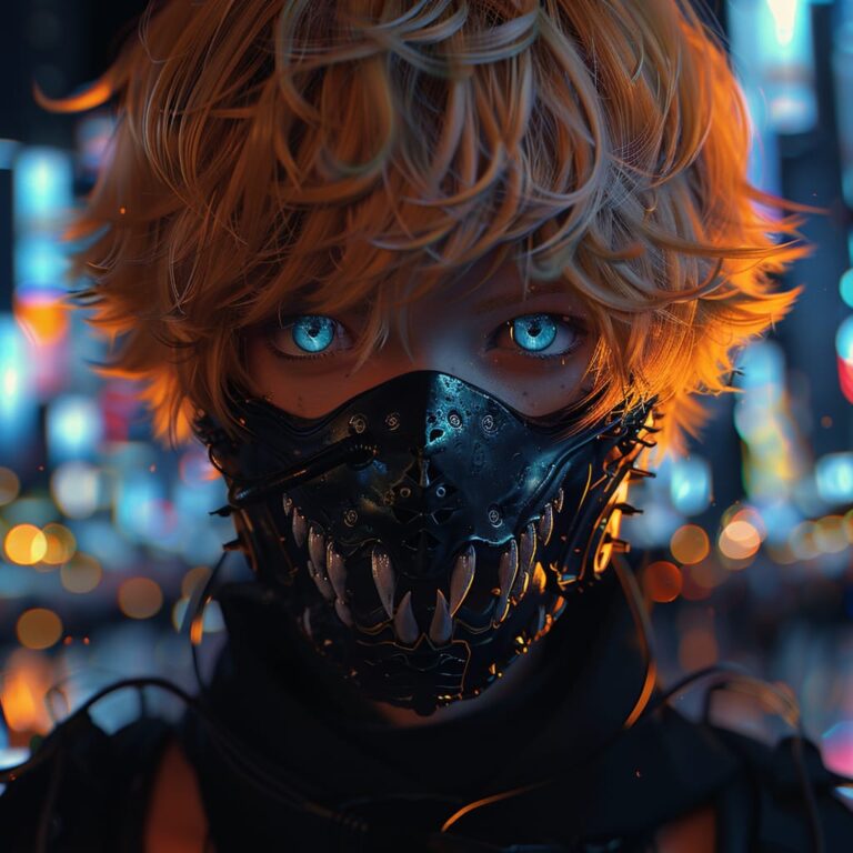 A young boy with face mask, anime pfp, new dp of anime boy, boy dps for whatsapp, boys anime pfps, trending pfp on google, google recomended pfp ()