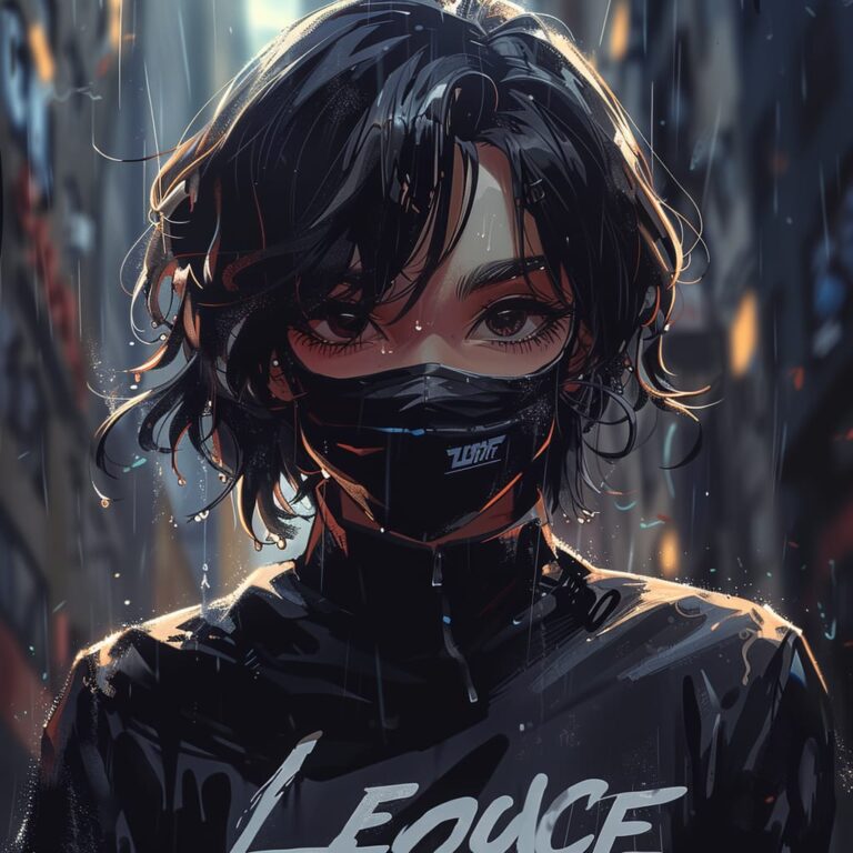 A young boy with face mask, anime pfp, new dp of anime boy, boy dps for whatsapp, boys anime pfps, trending pfp on google, google recomended pfp ()