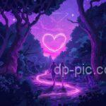 DP Pic Lovers in Jungle , Heart DP Love DP ,Couple DP, lovers DP, new DP of couple, best couple new DP, couple PFP, social media PFP ()