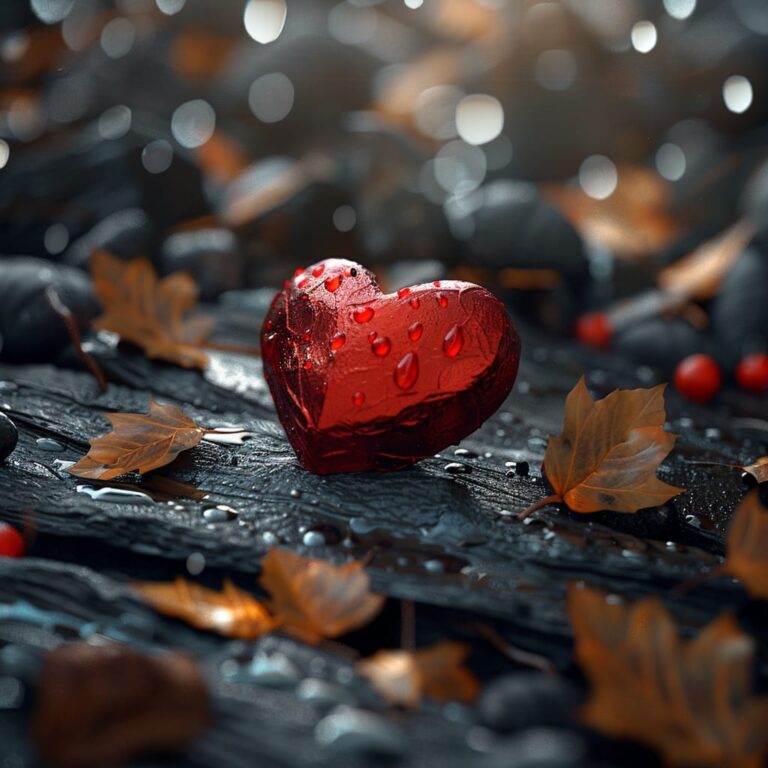 a beautiful red heart lying on wood beautiful dp, nyce whatsapp dp, nice dp for whatsapp, whatsapp nice dp, best pfp for nice profile of whatsapp, sad pfp, single heart dp , dp for singles, pfp for singles ()