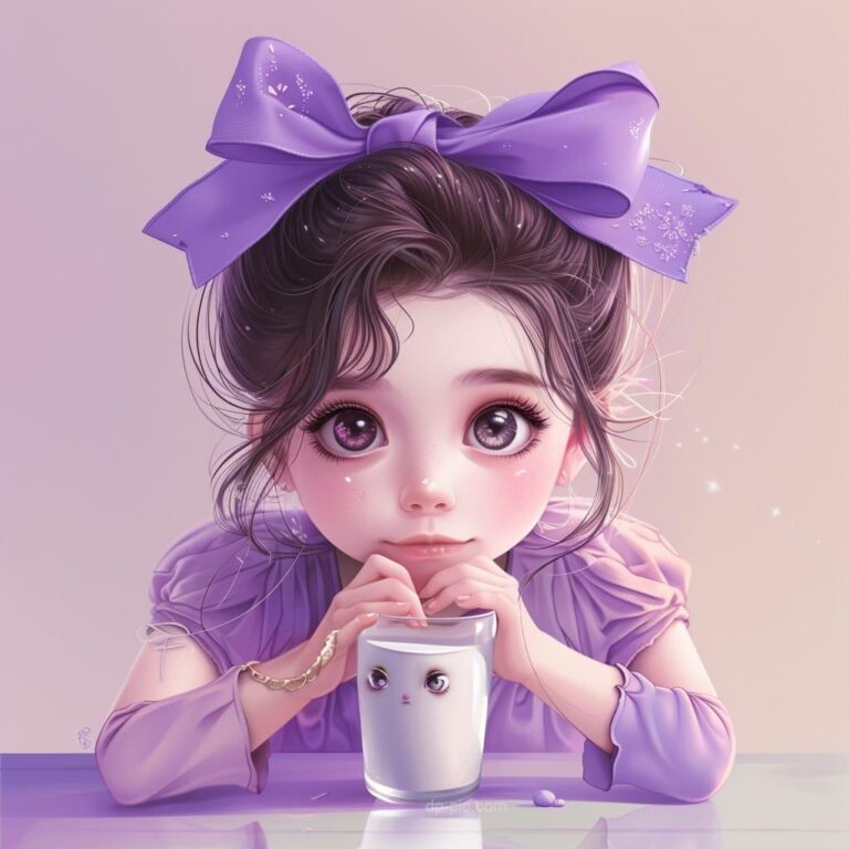 a little cute girl drinking juice cute dp, cute pfp, d ppic , dp, pic , cute dps, pfps for cuteness ()