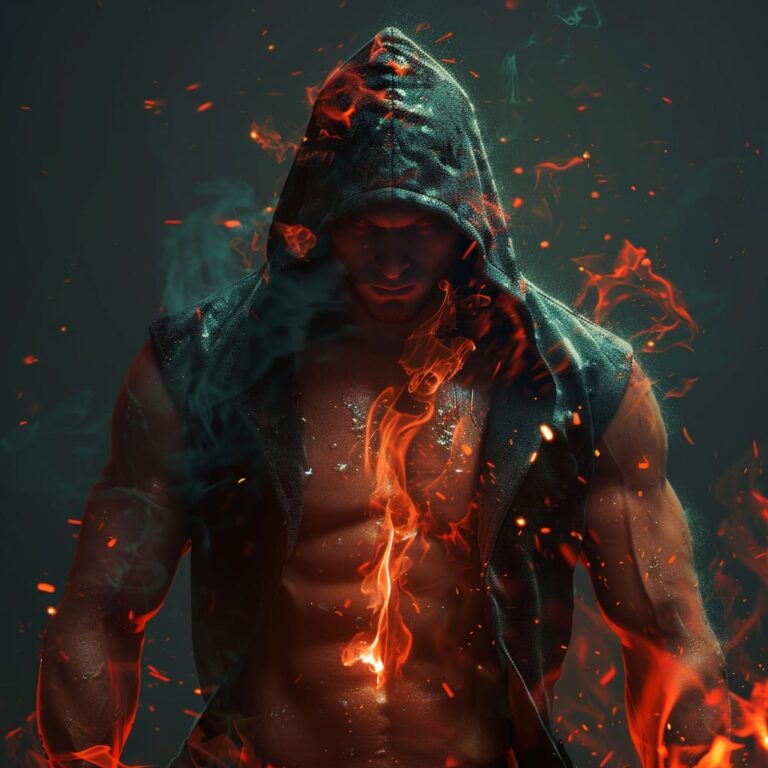 a man in fire hoodie in boys attitude, new boys attitude dp, best attitude dp for whatsapp for boys by dp pic ()