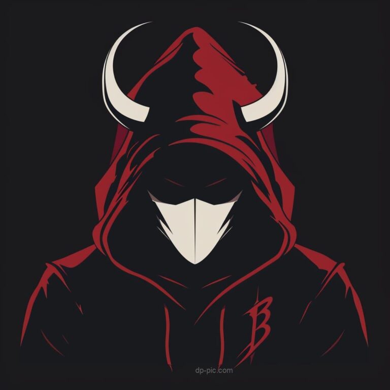 devil wearing red hoodie in attitude, new pfp, pfp by dp pic, red devil pfp, devil dp ()