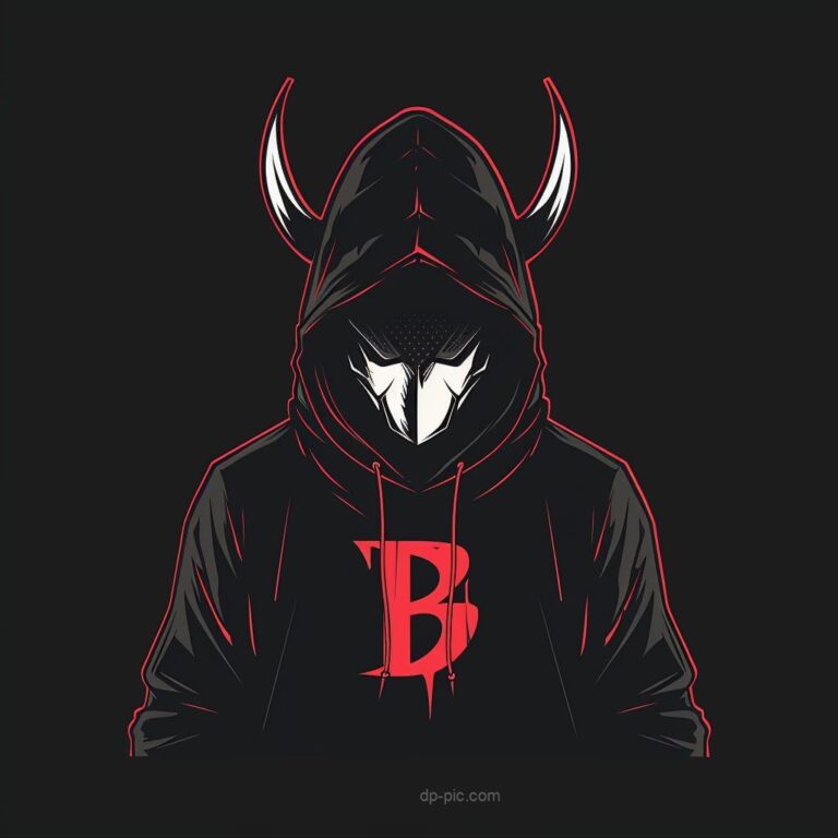 devil wearing red hoodie in attitude, new pfp, pfp by dp pic, red devil pfp, devil dp ()