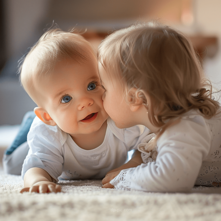 two cute babies playing together, cute dp, babies dpz, new baby dp, CUTE BABY DP, cute baby pfp,baby pfp, brother and sister images for whatsapp dp ()