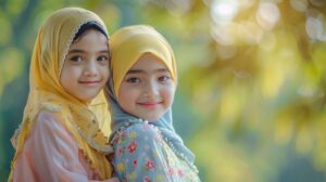 two girls together with hijab, friends dps, beautiful dp, new dp for friends, two girls dp, new pfp for girl ()