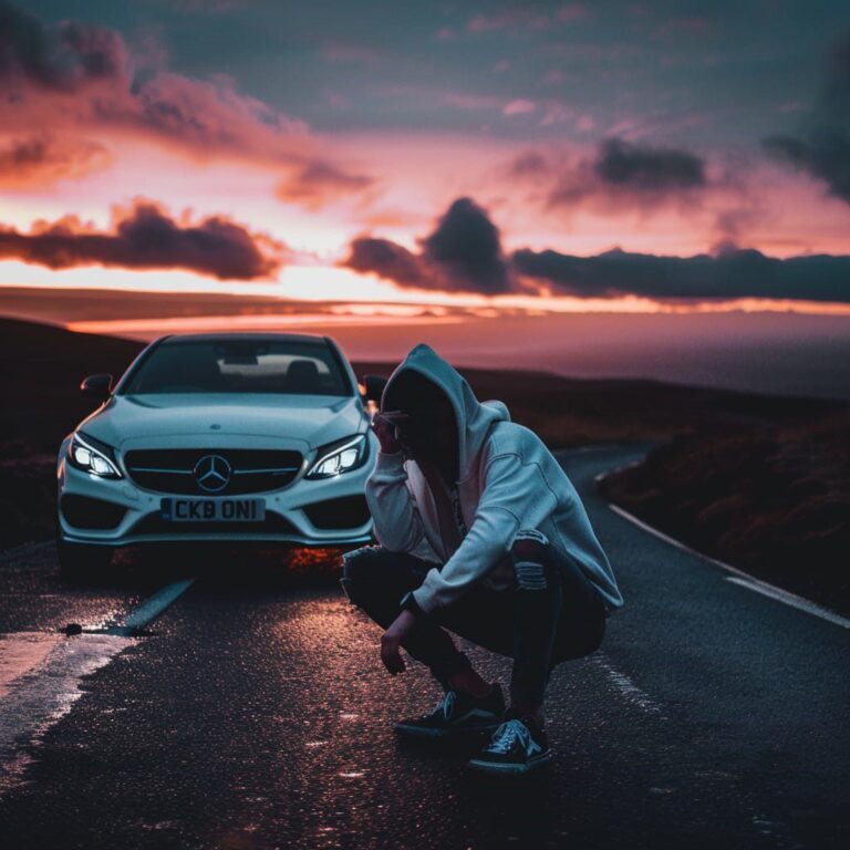 A Young Man Sitting in front of his car in attitude ,boy attitude dp hide face, by dp pic, attitude dp for WhatsApp, boys attitude profile picture, attitude images for boys, stylish boy dp ()