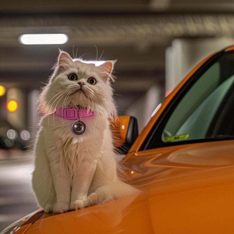 a dp of cute cat sitting on a car,cute dp ()