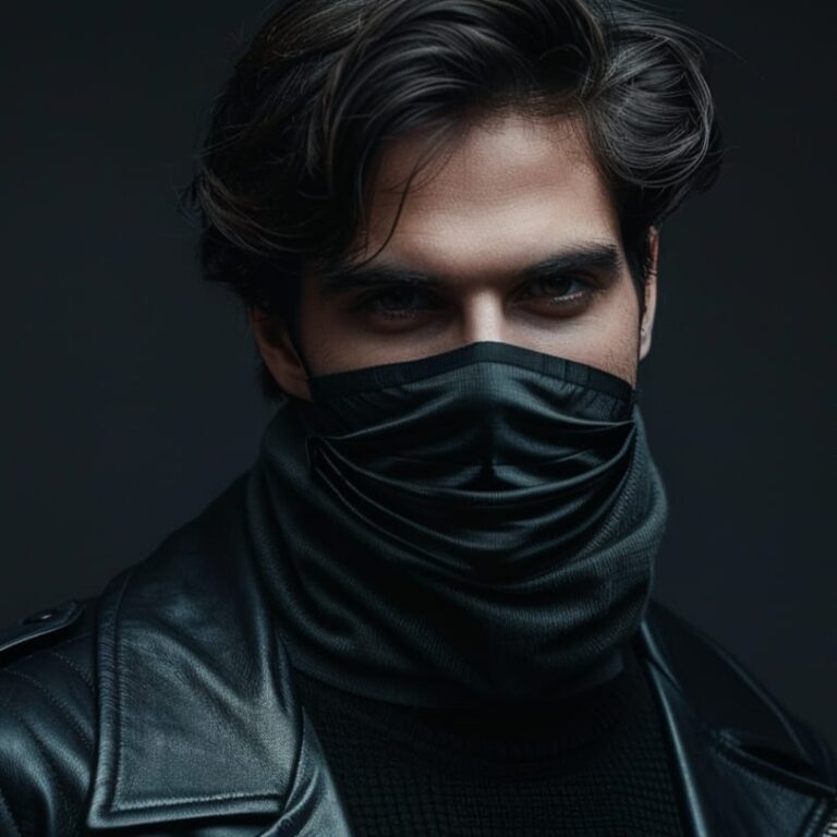 a handsome man in dark with hidden face , boys attitude dp by dp pic ()