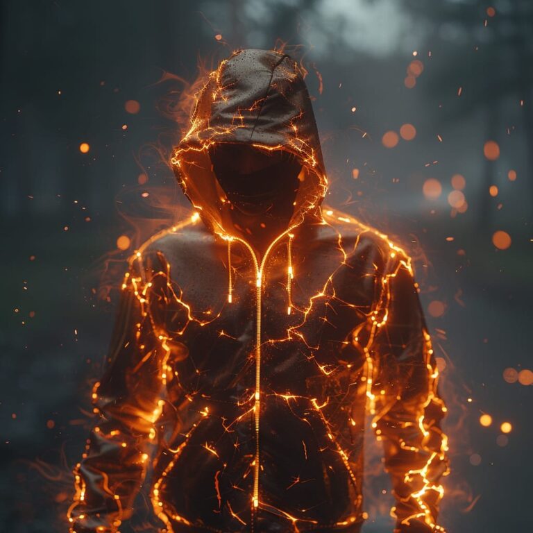 a man in fire hoodie in boy attitude, best dp for boys, suitable dps, boys attitude dp by dp pic ()