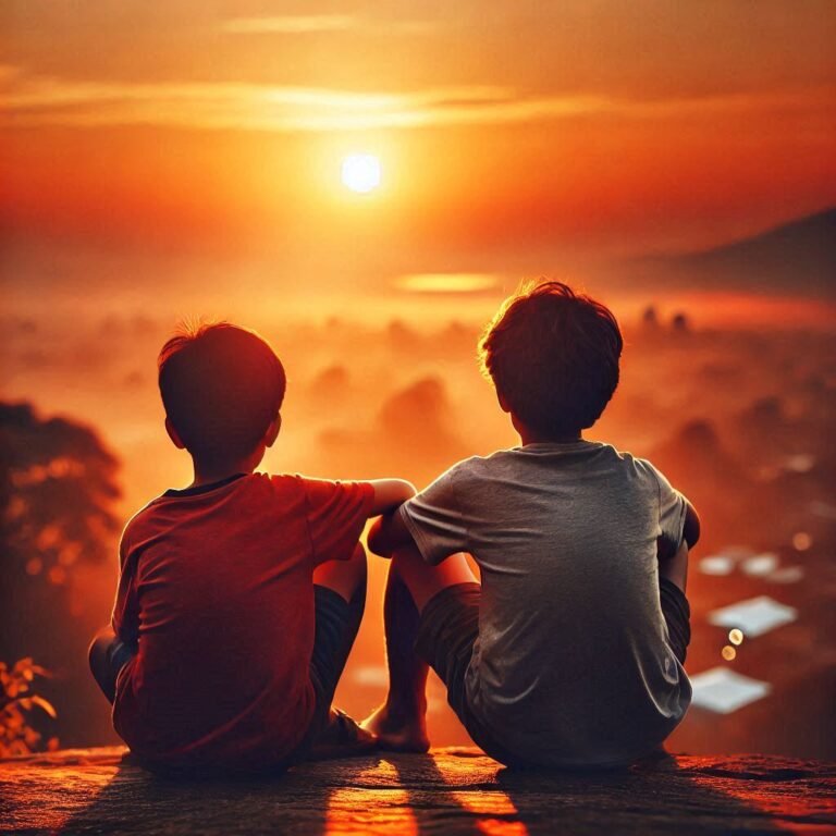 friends in sunset together , friends dp pic, friends pfp download free and qniquely ()