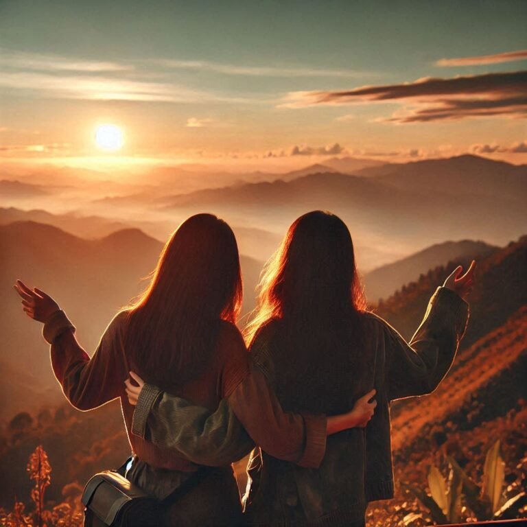 friends in sunset together , friends dp pic, friends pfp download free and qniquely ()