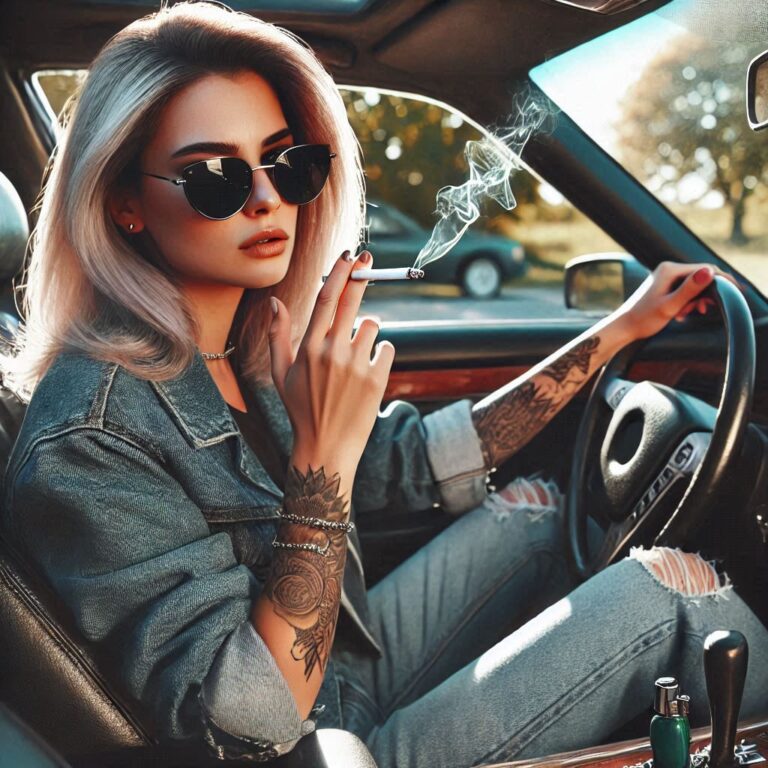 girl smoking during driving, cool dp, new cool dp pic , dp whatsapp ()