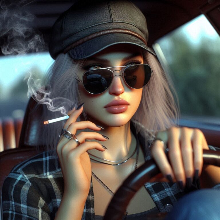 girl smoking during driving, cool dp, new cool dp pic , dp whatsapp ()