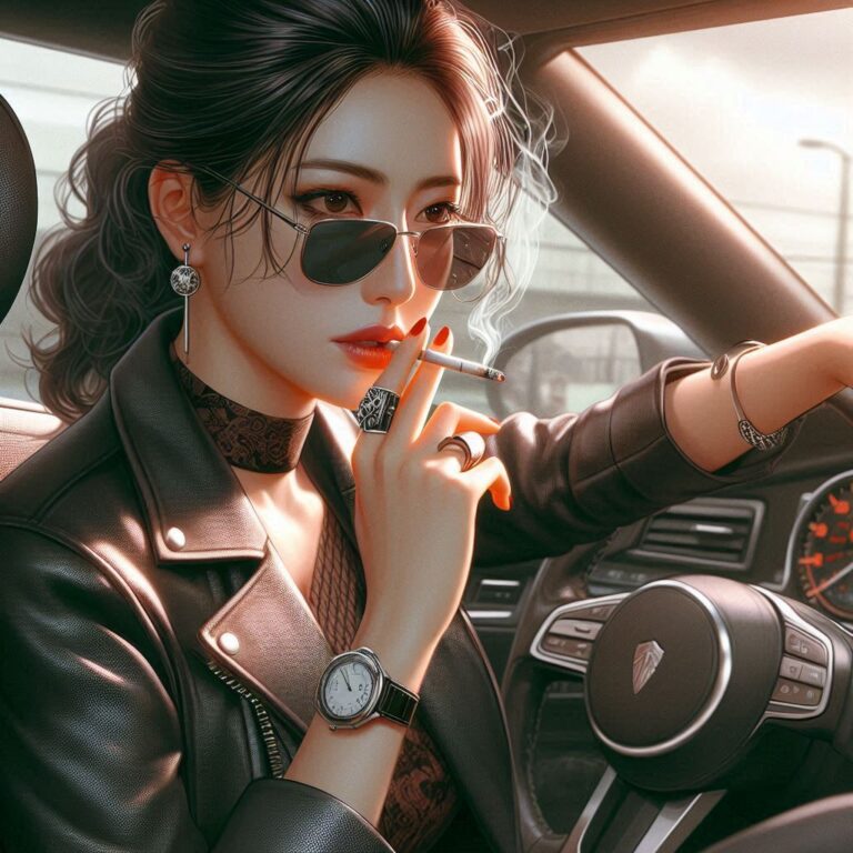 girl smoking during driving, cool dp, new cool dp pic , dp whatsapp ()