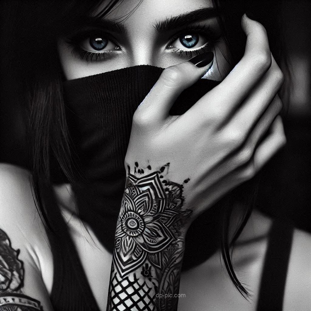 girl in sweater with hidden face new girls attitude dp by dp pic.com ()