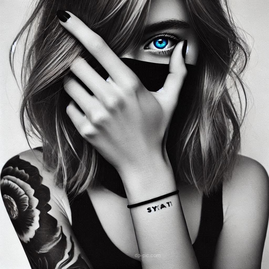girl in sweater with hidden face new girls attitude dp by dp pic.com ()