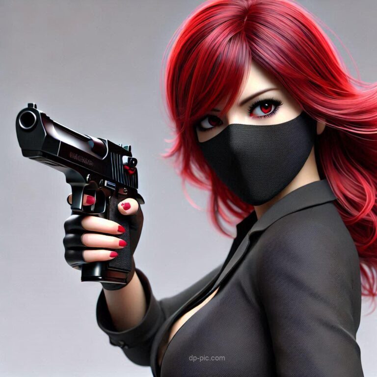 gun pic girl hand