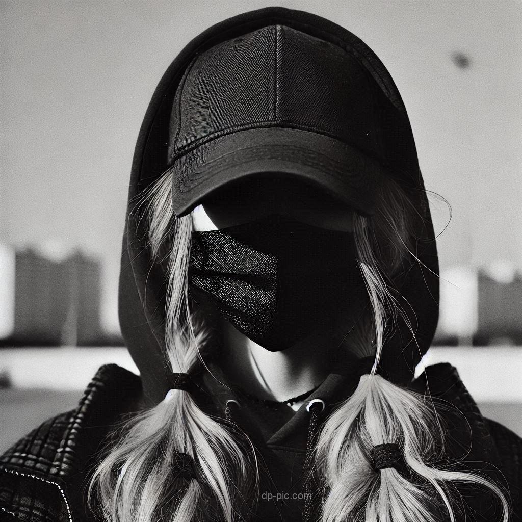 new girls attitude dp in mask by dp pic ()