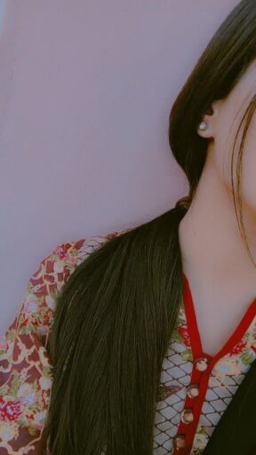 girl dp pic for her half face
