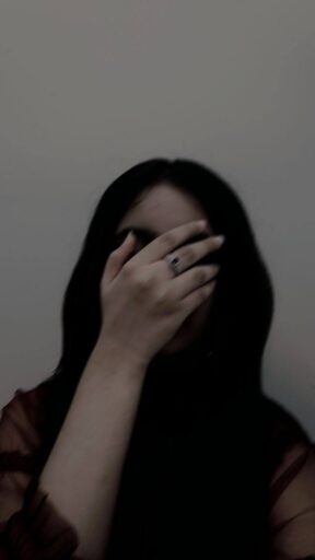 girls style new dp pic streak in dark with hidden face